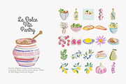 La dolce vita pantry clipart set, a Decorative Illustration by Patishop Art (Thumbnail 8 of 10)