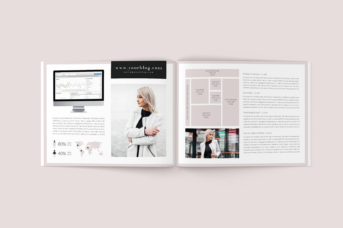 Media Kit - 5 Page, a Stationery Template by Eesome Design Studio (Photo 5 of 17)