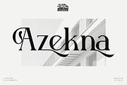 Azekna - Modern Serif Font, a Serif Font by Rishsketch (Thumbnail 1 of 15)