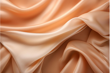 Flowing Smooth wavy silk. Generate, an Abstract Photo by Ylivdesign