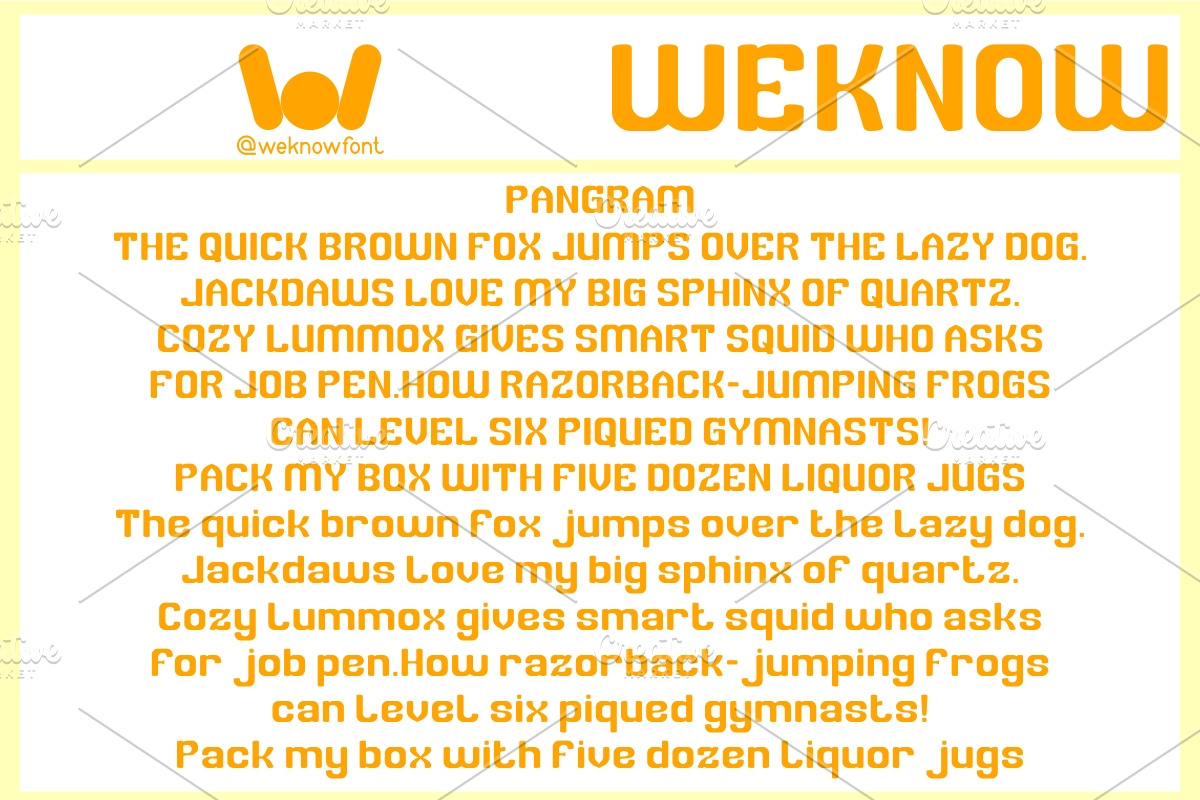Bright Side font, a Sans Serif Font by weknow (Photo 6 of 8)