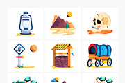 Flat Desert Icons, a Duotone Icon by Prosymbols (Thumbnail 7 of 17)