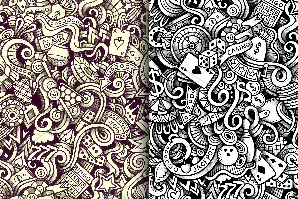 Casino Graphics Patterns, a Pattern Graphic by BALABOLKA (Photo 5 of 5)