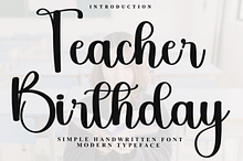Teacher Birthday