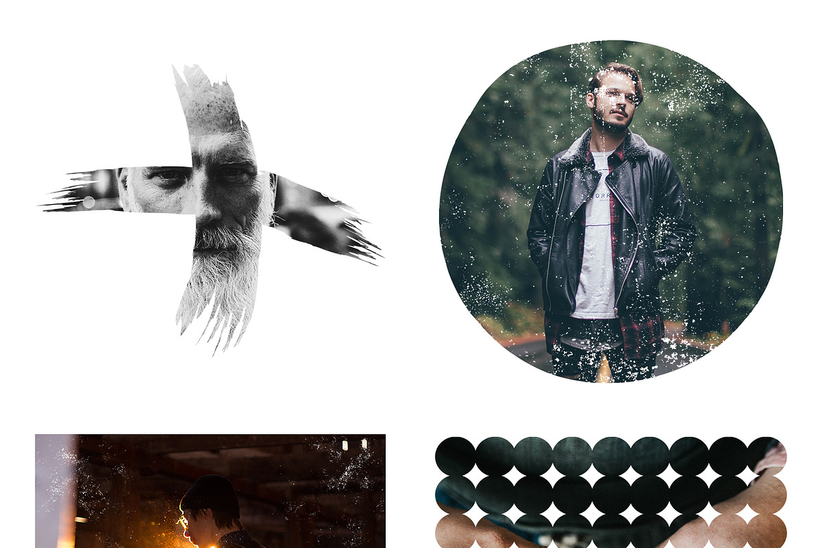 Distorted Photo Masks (Mockups), a Print Template by eppearance (Photo 2 of 7)