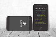 Developer Business Card (25% Off), a Business Card Template by Pentaclay (Thumbnail 4 of 6)