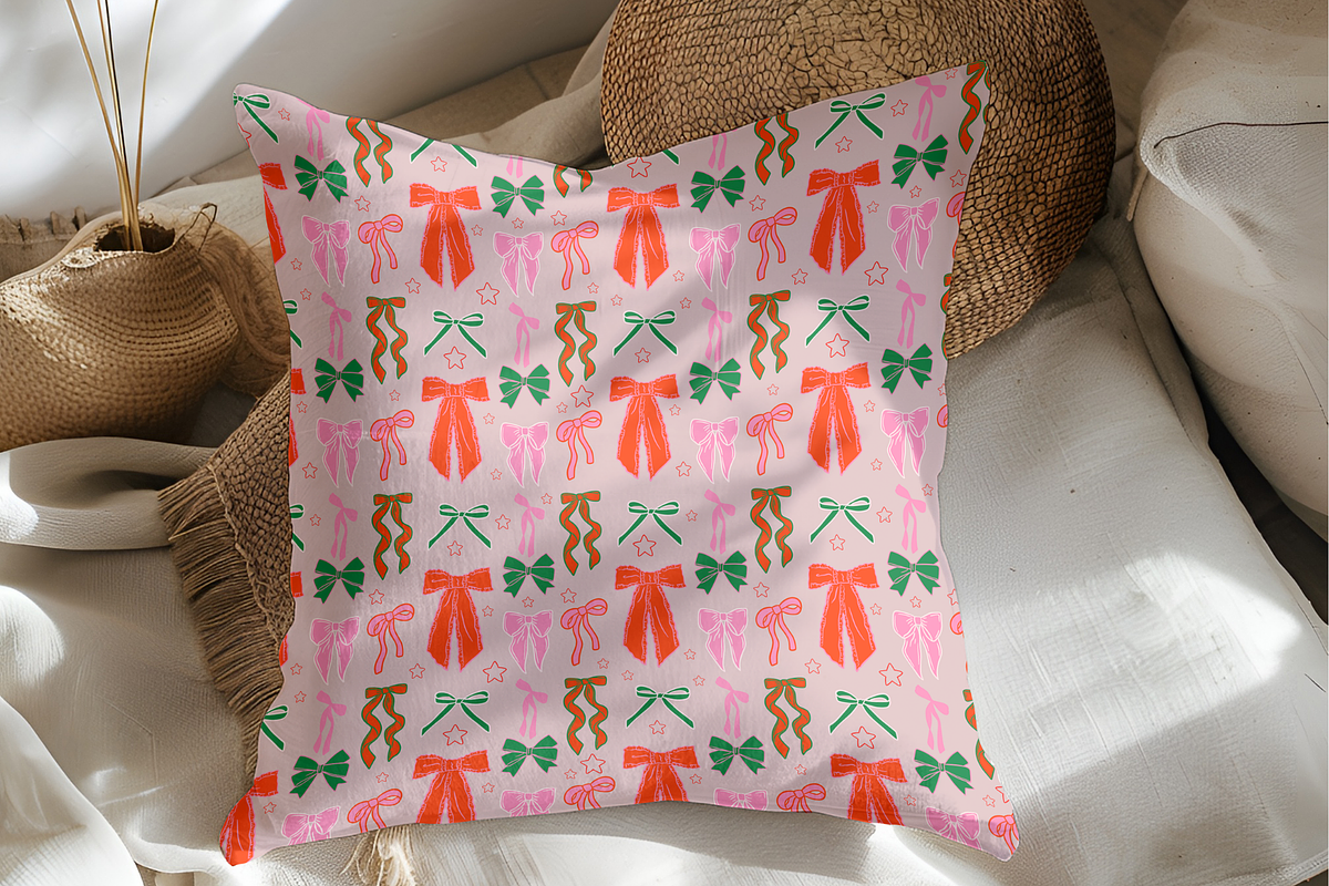 Preppy Christmas Bow Pattern, a Pattern Graphic by Avery Burke Creative (Photo 3 of 3)