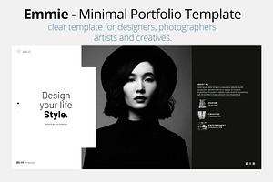 Emmie - Minimal Portfolio Template