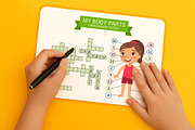 My Body Parts – Learning Worksheets, a Templates & Theme by Valin Malin (Thumbnail 7 of 7)