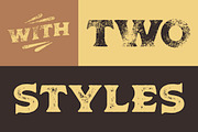 Old Spirits Display Font, a Serif Font by Vintage Type Company (Thumbnail 6 of 7)