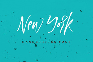 New York Handwritten Font
