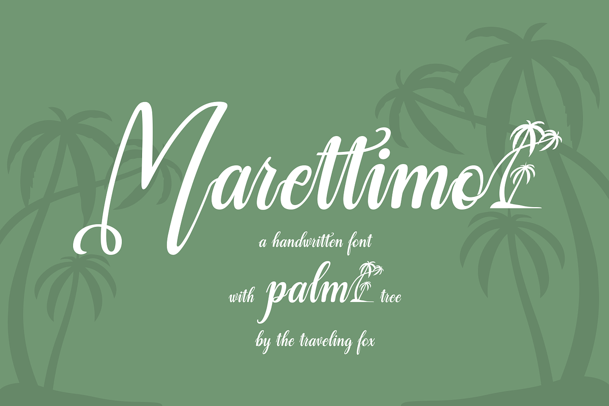 Marettimo Summer-Vibe Font preview 2