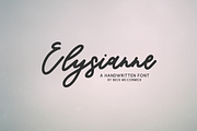 Elysianne Script, a Handwritten Font by Beck McCormick (Thumbnail 1 of 10)