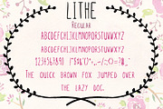 Lithe Handdrawn Font + Bold & Italic, a Handwritten Font by Violet LeBeaux (Thumbnail 2 of 5)