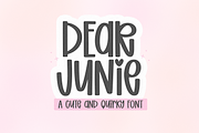 Dear Junie | Cute Quirky Font, a Font by KA Designs (Thumbnail 1 of 11)