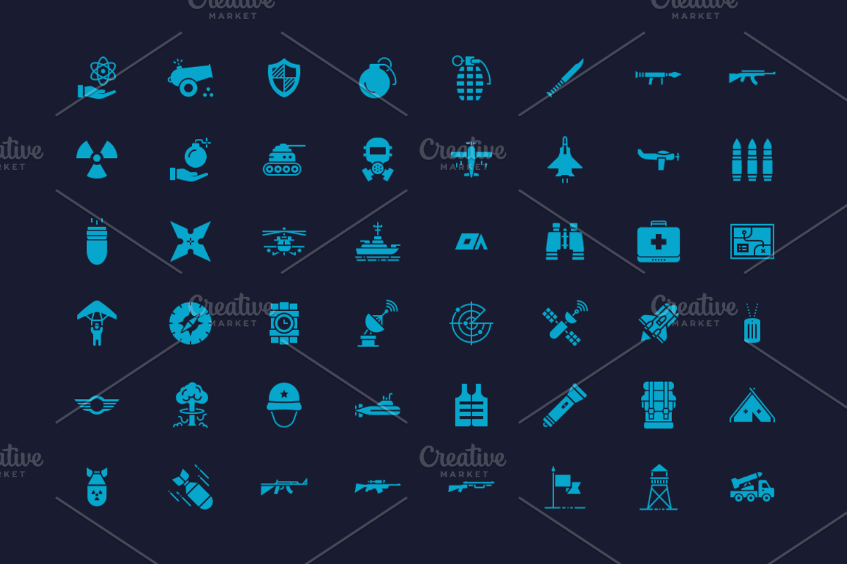 Military, Law & Order Icons, an Icon by Amogh Design (Photo 6 of 7)