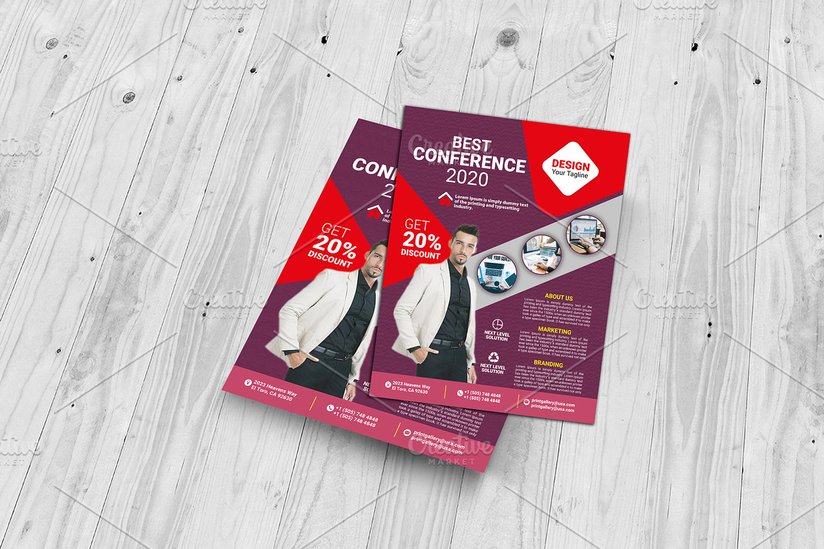 Flyer Design, a Flyer Template by Proshanta Sarker (Photo 1 of 5)