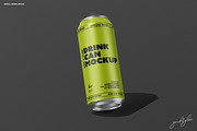 4PSD Drink Can Mockup - 16oz / 473ml, a Packaging Mockup by Grid&Glow (Thumbnail 6 of 8)