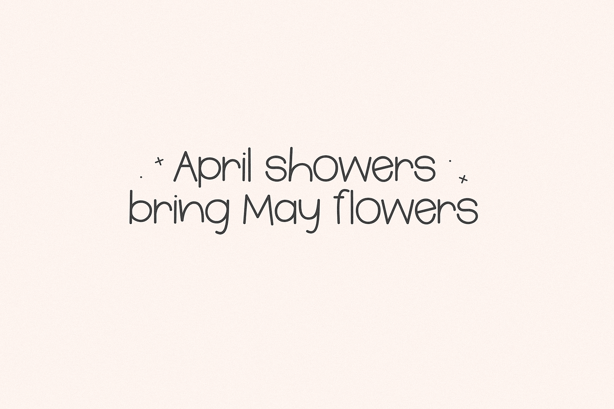 Spring Flowers | Cute Font, a Handwritten Font by KA Designs (Photo 8 of 10)