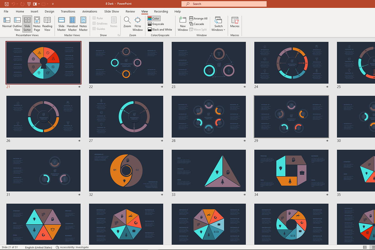 Impact Animated Template PowerPoint, a Presentation Template by Infographics project (Photo 13 of 13)