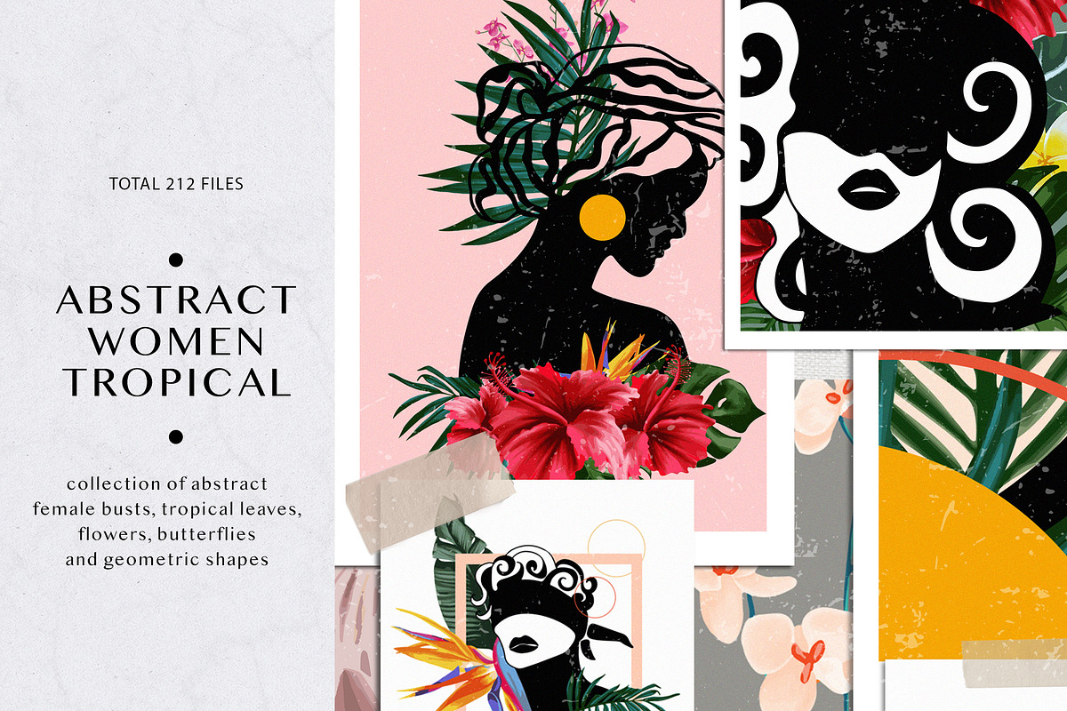 Abstract. Women. Tropical, an Object Graphic by Vera●Suleimanova (Photo 1 of 17)