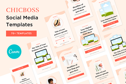ChicBoss Social Media Templates