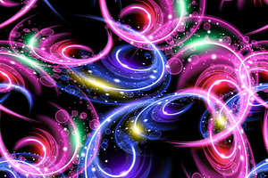 circular light effect, a Pattern Graphic by AAN Seamless Shop
