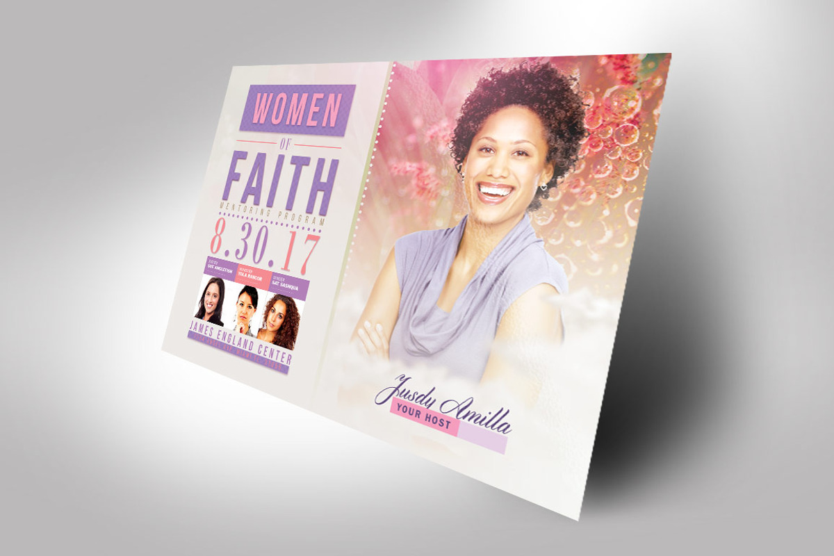 Women of Faith Flyer Template, a Flyer Template by SeraphimChris (Photo 2 of 4)