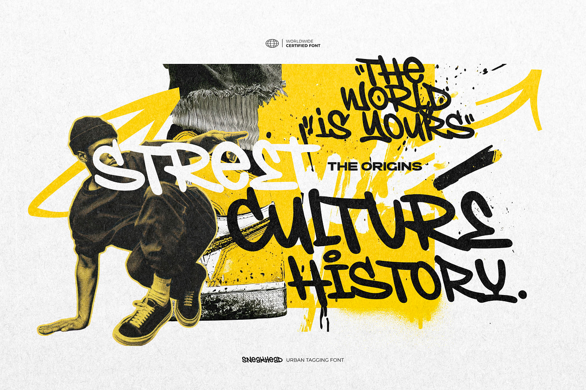 Sneakhead - Urban Tagging Font, a Symbol Font by ikiiko (Photo 3 of 7)