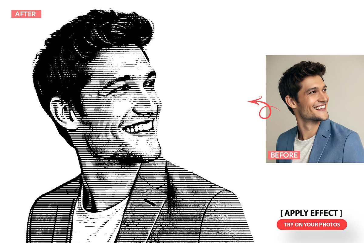 Old School Engraved Portrait Action, an Action Add-On by MRI STUDIO (Photo 9 of 12)