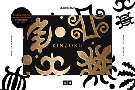 Kinzoku - Metallic Foil Stamp Effect
