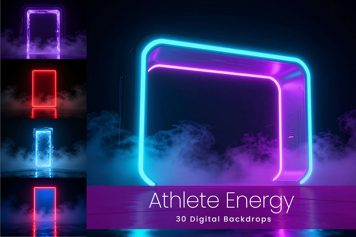 30 Athlete Energy Digital Backdrops, a Background Graphic by 3Motional (Photo 1 of 11)
