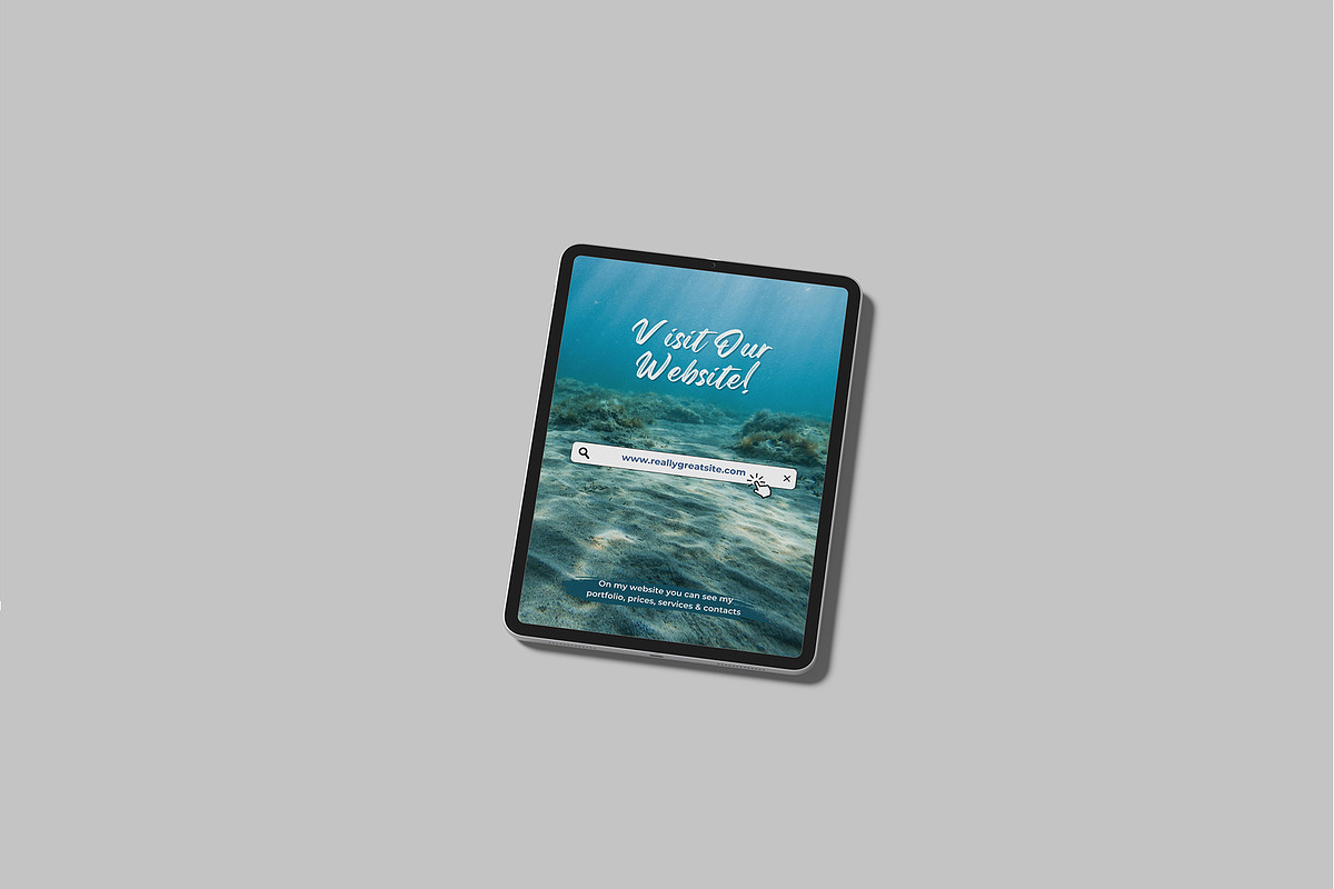 Realistic Tablet Mockup, an iPad Mockup by lamorastudio (Photo 6 of 11)