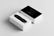 Rose Gold Business Card Template, a Business Card Template by Design Dock (Thumbnail 2 of 3)