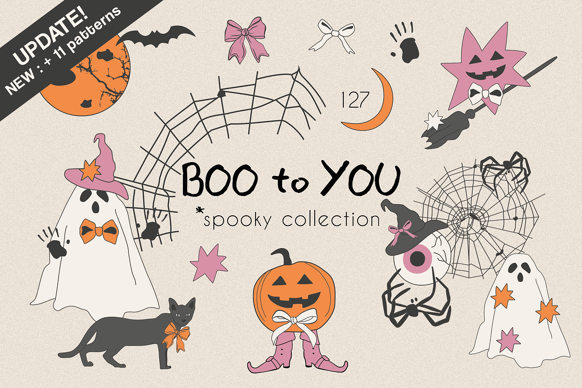 BOO to YOU -Halloween collection, an Object Graphic by DigARTbyHavroshka (Photo 1 of 13)