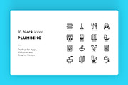 Plumbing | 32 Icons Set, an Outline Icon by Marina Silence (Thumbnail 3 of 17)
