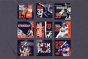 Baseball Instagram Templates, a Social Media Template by Azruca (Thumbnail 2 of 11)