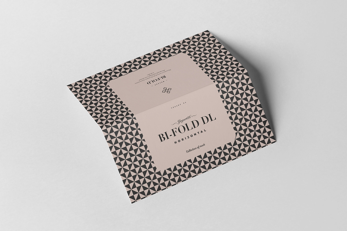 Bi-Fold DL Horizontal Brochure, an Advertising Mockup by Yogurt86 (Photo 5 of 18)