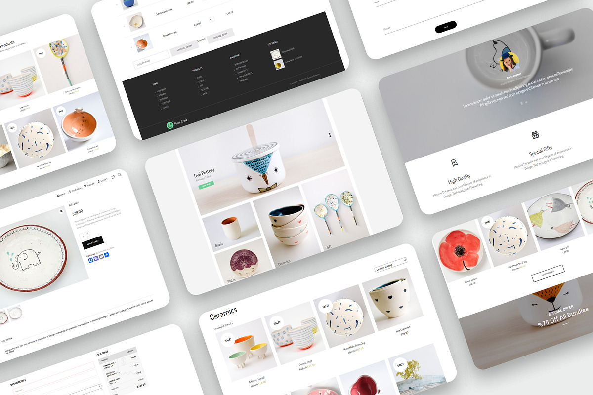 Handicraft Shop WordPress Theme, a WordPress Template by Pixflow (Photo 4 of 11)