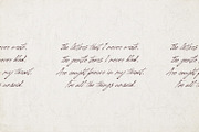 Sunday Poetry - Handwritten Script, a Handwritten Font by AndrewPixelType (Thumbnail 3 of 13)