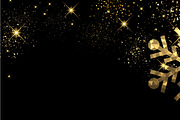 Christmas golden snowflakes set, a Decorative Illustration by Vjom (Thumbnail 3 of 6)