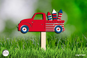 Patriotic Garden Stackes Bundle, a Decorative Illustration by svgocean (Thumbnail 4 of 14)