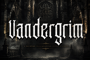 Vandergrim, a Blackletter Font by Wow Magic (Thumbnail 3 of 6)