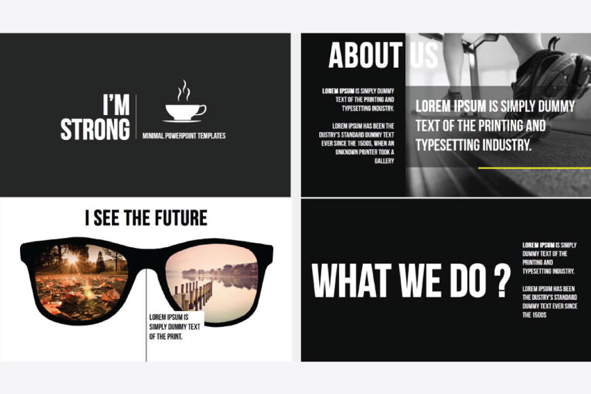 I'am Strong - Minimal Powerpoint, a Presentation Template by Graphicslide (Photo 2 of 9)