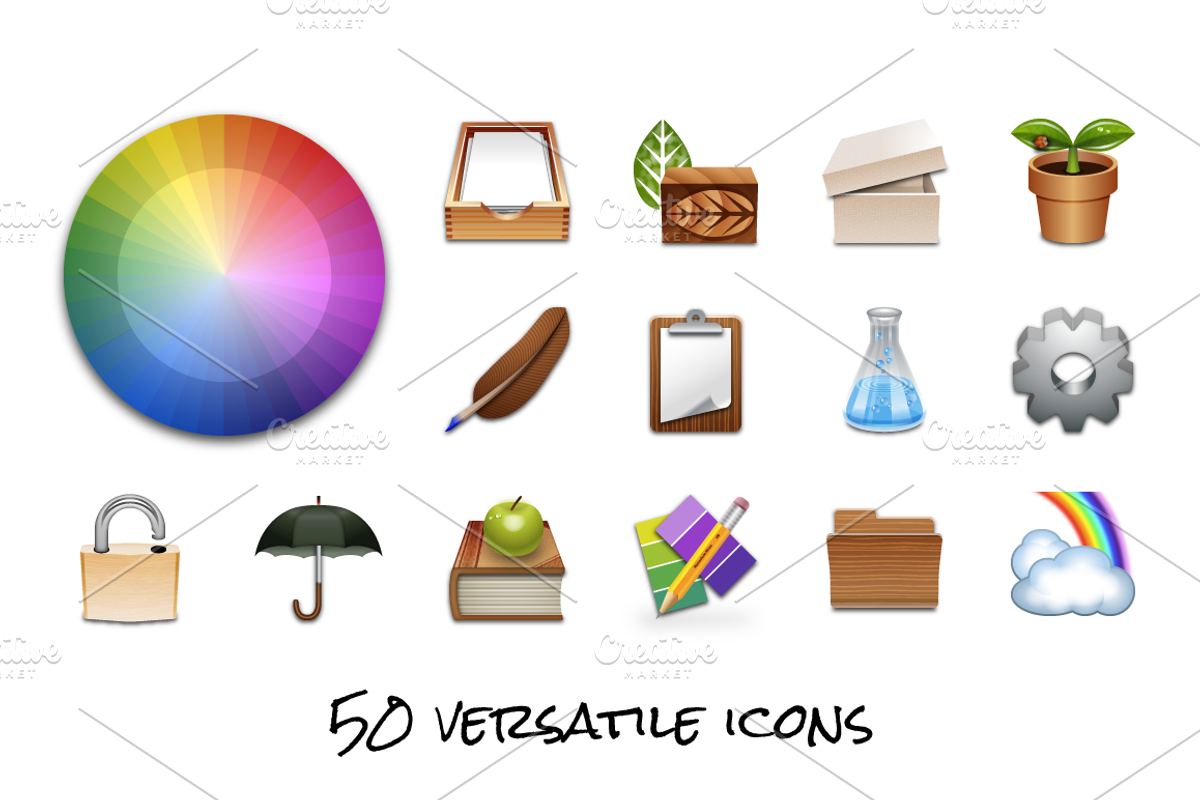 Versatile Desktop Icons + Bonus, an Icon by Marmalade Moon (Photo 2 of 4)