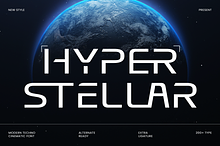 Hyperstelar – Futuristic Font