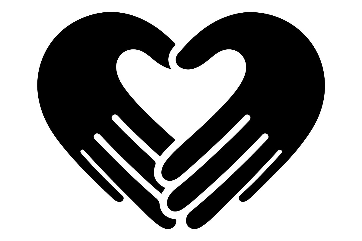 Couple Love Heart Silhouette, an Object Graphic by Gfx_Store (Photo 9 of 16)