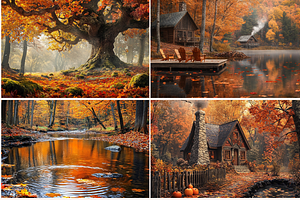 Fall/Autumn Tranquil Landscapes