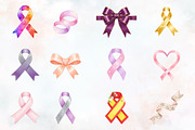 Mothers Day Ribbon Watercolor Png, an Illustration by RobertsArt (Thumbnail 2 of 7)