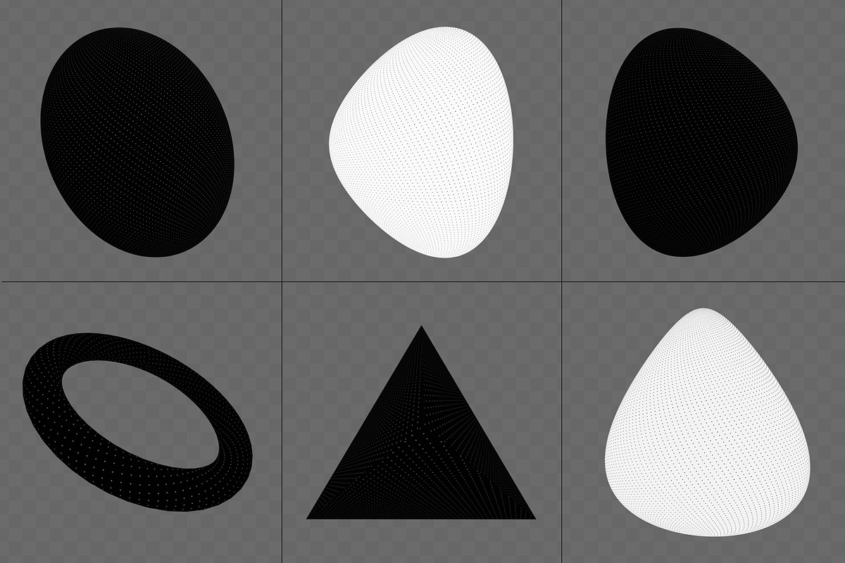 390+ Lines & Dots 3D Shapes, an Object Graphic by assetpro.design (Photo 10 of 19)